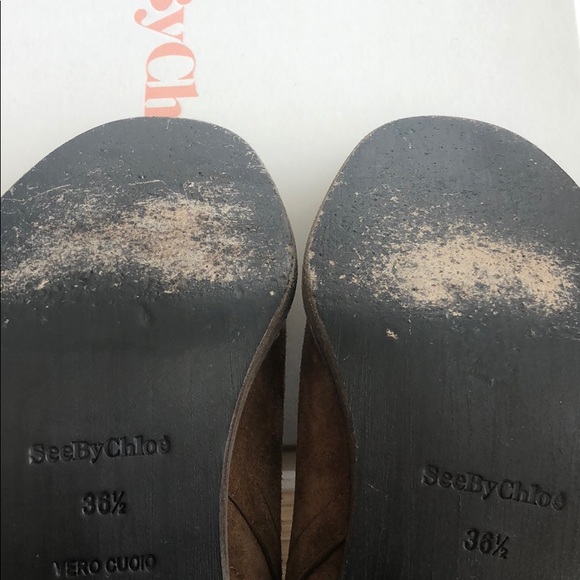 See By Chloe Janis Studded Boots Booties - Picture 5 of 5